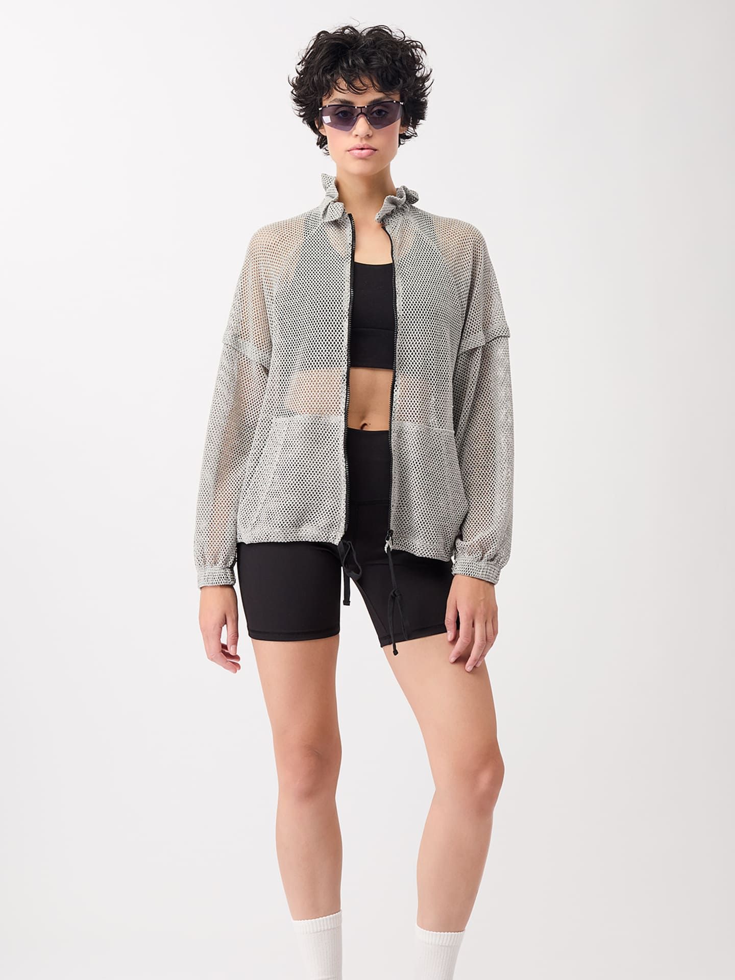 Mandala Biker Shorts black L